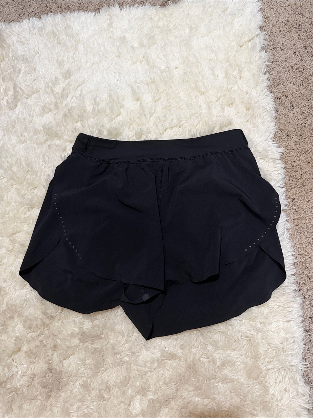 lululemon athletica Black Women's Layered Running Shorts